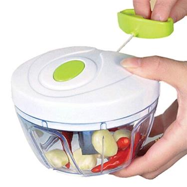 Imagem de Livon Processador de Alimentos Manual - Cortar e Processar - Acrílico e Aço Inoxidável