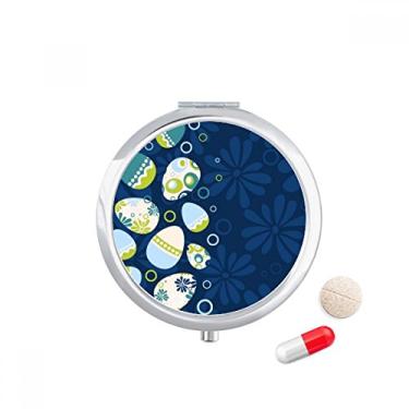 Imagem de Porta-comprimidos, caixa de armazenamento de remédios com listras de ovos para festivais da Páscoa Religion