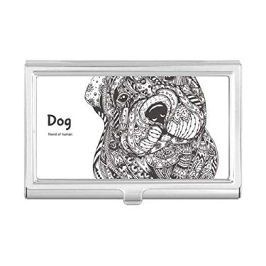 Imagem de Paint Puppy Friend Company Porta-cartões de visita Carteira de bolso