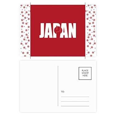 Imagem de Cartão postal Bênção Cartão postal Bênção com nome da bandeira do Japão
