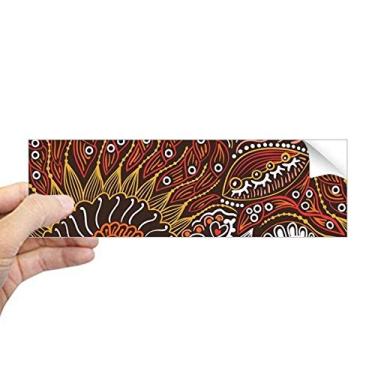 Imagem de DIYthinker Estampa decorativa colorida abstrata peixes retangulares adesivos de para-choque notebook decalque de janela