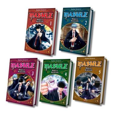 Imagem de Mashle Magia E Músculos Mangá Vol. 1 Ao 5 - Kit Harry Potter Maromba E