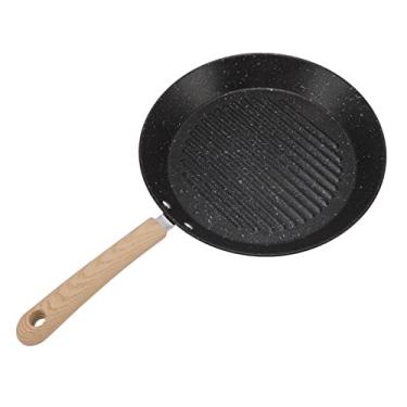Imagem de QANYEGN Panela Redonda Antiaderente, Frigideira De Ferro Fino Para Café Da Manhã Com Alça De Plástico De Engenharia, Panelas Para Casa, Cozinha.