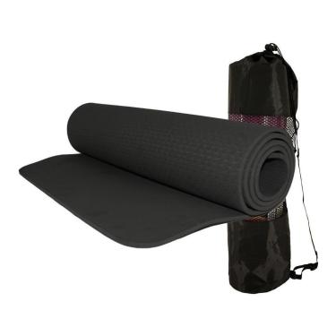 Imagem de Tapete Colchonete Yoga Tpe 183x61x0,8cm Com Bolsa - MBFit-Unissex