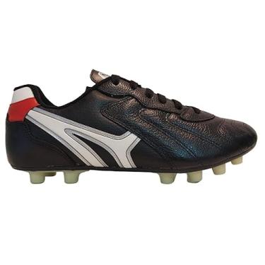 Imagem de Chuteira De Futebol De Campo Em Couro Mathaus Veneza Tamanho:43;Gênero:Unissex;Cor:Preto