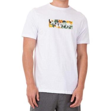 Imagem de Camiseta Hurley Cabana Box Masculina Branco