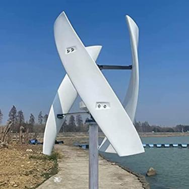 Imagem de Gerador De Turbina Eólica, Turbina Eólica De Eixo Vertical, Novo Gerador Eólico Vertical De Levitação Magnética De 3000W 220V 12V 24V 48V Para Navio Doméstico,220V,Bonny369