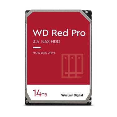 Imagem de Western Digital Disco rígido interno WD Red Pro NAS de 14 TB - 7200 RPM, SATA 6 Gb/s, CMR, 512 MB Cache, 3,5" -WD142KFGX