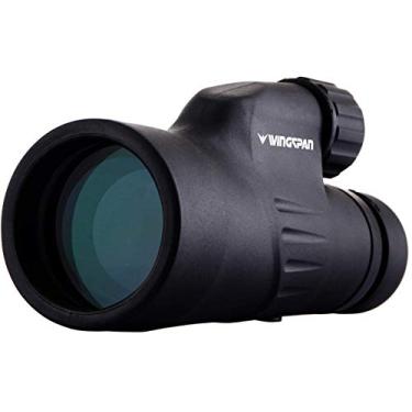 Imagem de Wingspan Optics Monóculo Explorer 12X50 de alta potência – Faixa de visão clara e clara – Foco de uma mão – À prova d'água – à prova de neblina – para observar pássaros e observar a vida selvagem