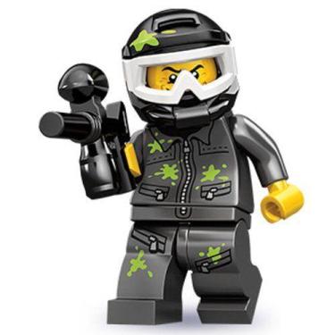 Imagem de Boneco Lego Série 10 Jogador De Paintball Mini
