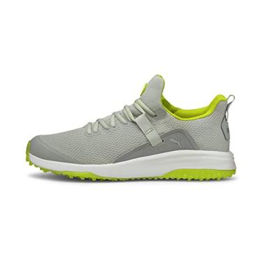 Imagem de Puma Tênis de golfe masculino Fusion Evo Golf, Cintura alta Limepunch, 40