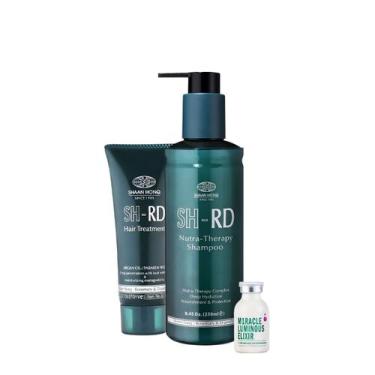 Imagem de Kit Sh-Rd Nutra Therapy Shampoo Máscara Argan Oil E Elixir Ampola 25ml