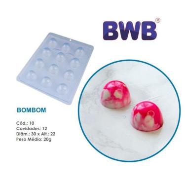 Imagem de Forma Bombom Chocolate bwb 10 Tradicional Páscoa Simples