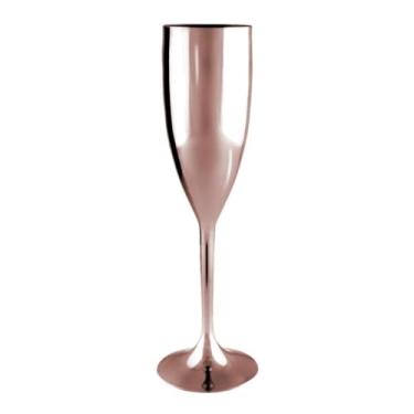 Imagem de Taça De Champagne 180 Ml Metalizada - Cor Rose Gold