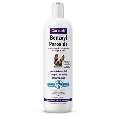 Imagem de Curaseb Benzoyl Peroxide Dog Shampoo - Relieves Dandruff, Scaling, Scratching and Folliculitis, Veterinary Strength Formula