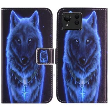 Imagem de TienJueShi Wolf Fashion Stand TPU Silicone Book Stand Flip PU Leather Protector Phone Case para Asus Zenfone 11 Ultra 17.2 cm Cover Etui Wallet