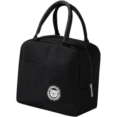 Imagem de Bolsa Térmica Premium 6L – Lancheira, Marmiteira Portátil para Alimentos e Bebidas Quentes/Frias – Ideal para Trabalho, Escola, Academia, Piquenique, Viagem (Preta)