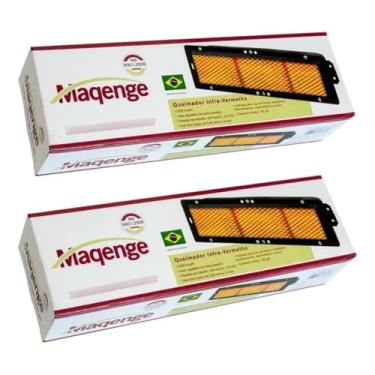 Imagem de MAQENGE, 2 queimadores infravermelho maquina assar frango 2250 kcal