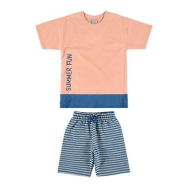 Imagem de Conjunto Camiseta/Bermuda Infantil Malwee 97383-Masculino