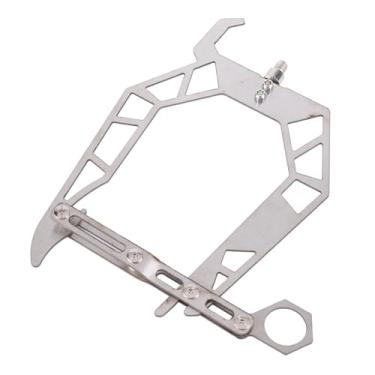 Imagem de Rosca de corda de amarração tipo U de aço inoxidável, gancho de doca, guia de fio, ferramenta de estacionamento de navio com haste telescópica para ancoragem fácil e amarração segura de barcos e