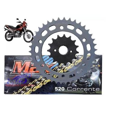 Imagem de Kit Relação Transmissão Nx 400 Falcon 1999 Ate 2008