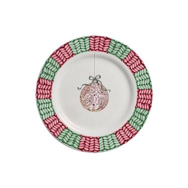 Imagem de Prato Sobremesa Acetinado Gifts Natal Alleanza 6 un