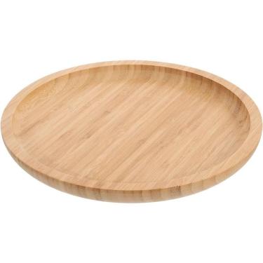 Imagem de Bandeja Redonda Bambu Petisqueira 25x1,5cm