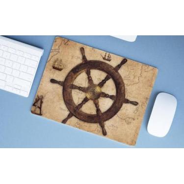 Imagem de Mouse Pad Emborrachado Personalizado Grande Náutico Oceania Praia Mar 