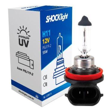 Imagem de Lampada halogena standart h11 12v 55w shocklight sl-1290011