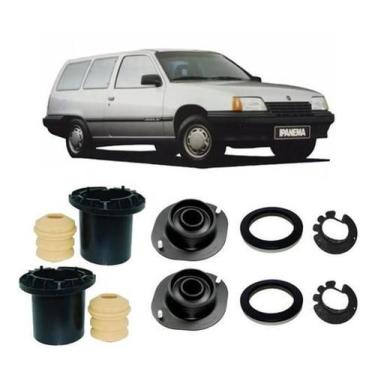 Imagem de 2 Kit Coxim Batente Dianteiro Ipanema 1992 1993 1994 1995 96 - Qualyki