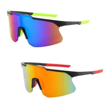 Imagem de Óculos De Sol Esportivo Mtb Ciclismo Feminino Masculino Uv - PENDULARI