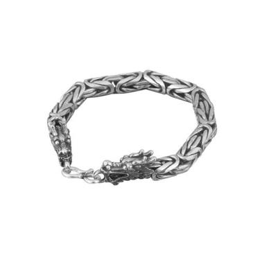 Imagem de Pulseira De Bali Ponto Peruano Grossa Em Prata 925 - DR Jóias