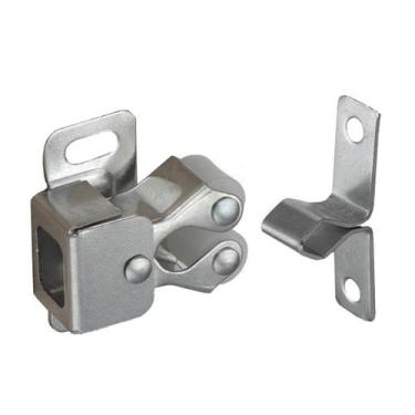 Imagem de 100 Fecho Rolete Trinco Para Porta Móveis Acabamento Zincado - Desicon