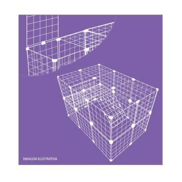 Imagem de Gaiola Cercado Porquinho Da ÍNdia 2 Andar 60x90x60 Teto - IGUANNA, BRA