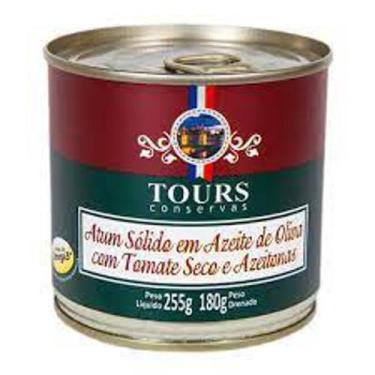 Imagem de Atum Sólido Em eite Com Tomate Seco E eitona Tours 255G