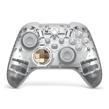 Imagem de Controle Microsoft Xbox Sem Fio Ghost Cipher Special Edition (Alças Enborrachadas/Detalhes em Bronze/Bluetooth) Cinza