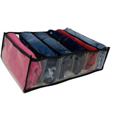 Imagem de Kit 2 Colmeias Organizadoras de Gavetas Transp 6 Nichos GG - 123 Organ