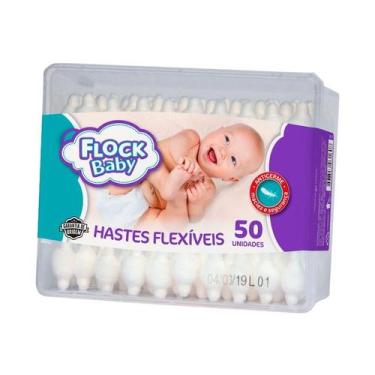 Imagem de Hastes Flexíveis Flock Baby 50 Unidades