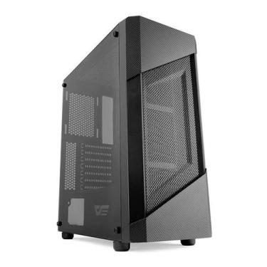Imagem de Gabinete Gamer Aigo DarkFlash Pollux Preto Lateral Acrilico