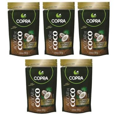Imagem de Kit 5uni Açúcar de Coco 100gr - Copra
