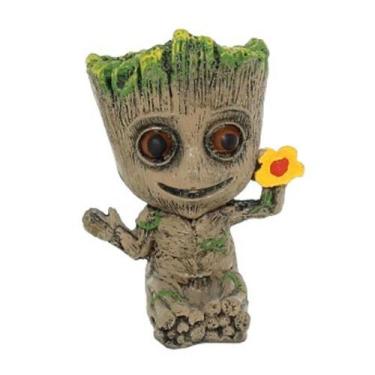 Imagem de Fragata Baby Groot Flor Enfeite Para Aquário
