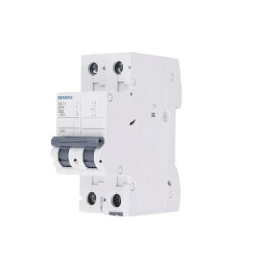 Imagem de Disjuntor din bifasico curva-c 63a5sl1263-7mb  Siemens, Cinza