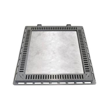 Imagem de Tampa Casa Máquina Piscina Rebaixada Art Grelha 80x80cm C - G.D.A. IND