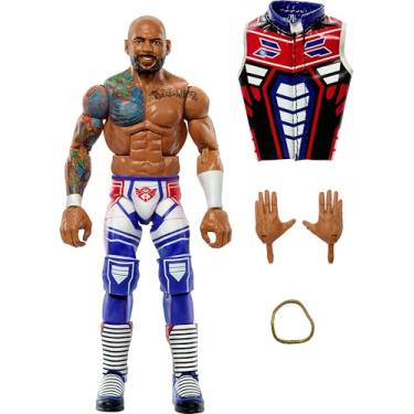 Imagem de Mattel WWE Elite Action Figure & Accessories, 6-inch Collectible Ricochet with 25 Articulation Points, Life-Like Look & Swappable Hands
