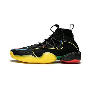 Imagem de adidas Crazy Byw Lvl x Pharrell Williams Tênis casual masculino com cadarço, Preto/Multi, 40