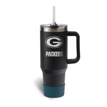 Imagem de The Memory Company Copo oficialmente licenciado NFL - Green Bay Packers 1,304 g Game Day Tumbler com logotipo do time gravado a laser