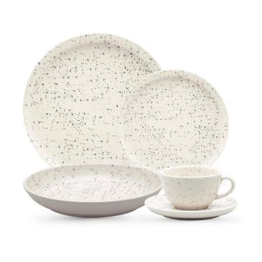 Imagem de Aparelho De Jantar 30 Peças Flat Chuvisco Oxford