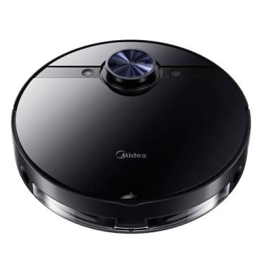 Imagem de Robô Aspirador de Pó ConnectLaser M7 Passa Pano Preto Midea, Bivolt, P