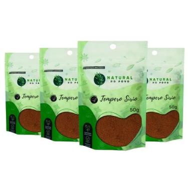 Imagem de  Tempero Gourmet Sírio Alta Qualidade Kit 4 Pouch 50g  - Natural do Po