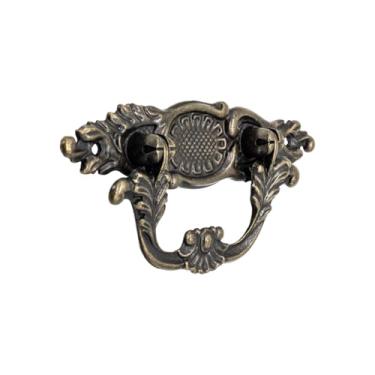 Imagem de Puxador Ouro Velho Colonial Concha Verona Gaveta Armário Baú